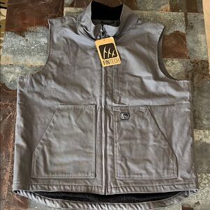 NWT Fintech | Mens Cornerstone Heavy Duty Castlerock Vest | Size XL